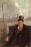 Christian Krohg Paris Hackney Cab Driver oil painting picture wholesale